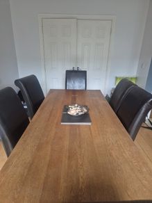 Solid Oak Dining Table