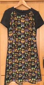 Size 8 Grey Silk Dress by Hobbs