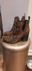 river island snakeskin boots size 5