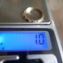 Vintage 9ct gold Garnet & Diamond Eternity Ring 1.0g Image 9