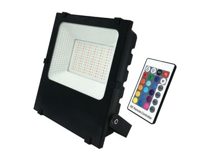Colour Change Floodlight RGB with Remote