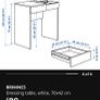 dressing table with mirror, lap and chair Image 4