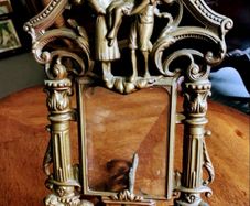 French antique Brass picture frame