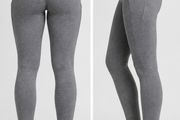 Gray high waisted sports leggings S/M