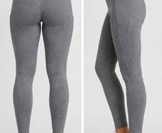 Gray high waisted sports leggings S/M