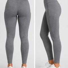 Gray high waisted sports leggings S/M