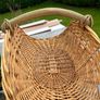 Wicker log basket. 27in long Image 4