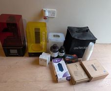 3d printer. Elegoo Mars 2 pro, wash/cure station, accessories