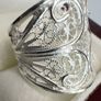 Silver Royal Bali Tarakasi ring Image 3