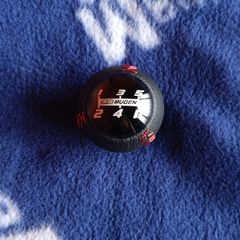 Genuine MUGEN Red Leather Shift Knob