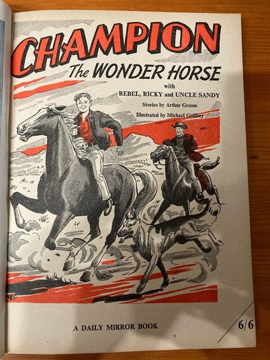 Vintage annual: 'Champion the wonder horse' annual 1966