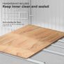 9 x 6FT Metal Tool Shed with Sliding Doors and Ventilation Windows Image 7