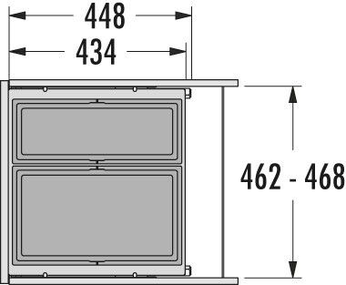 Hailo pull out kitchen bin