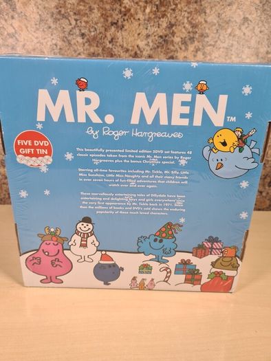 Mr Men Dvd Box Set Gift Set Tin 5 Discs Roger Hargreaves Brand New