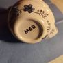 Painted Ceramic Bird Creamer STAMPED M & B Image 7