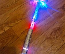 Frozen glowing wand