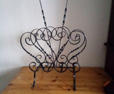 wrought-iron  magazines holder