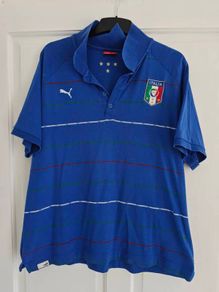 Mens | Puma Italy  World Cup  Years 2006 Polo Shirt | Blue | Size XL