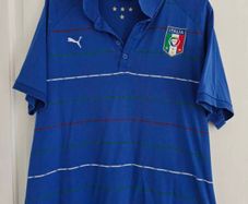 Mens | Puma Italy  World Cup  Years 2006 Polo Shirt | Blue | Size XL