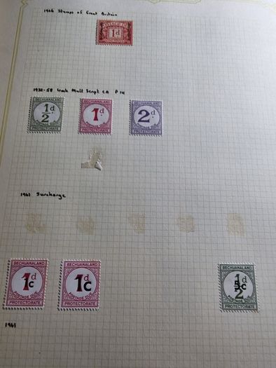 Stamp album 153 Botswana, Lesotho