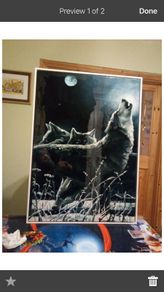 Etsy Howling wolves
