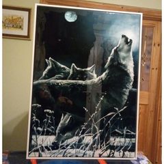 Etsy Howling wolves