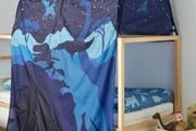 Ikea kura dinosaur bed tent