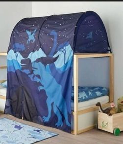 Ikea kura dinosaur bed tent