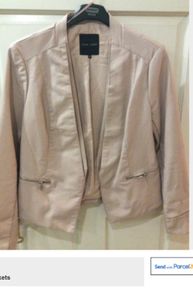 New Leather Type Blush Jacket