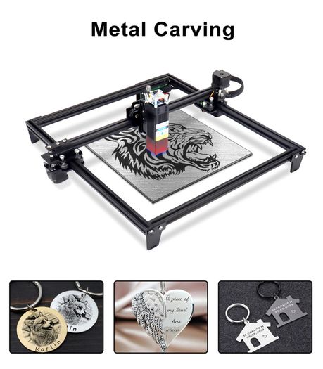 80W Laser Engraving Machine, Wood Leather Cutter Metal Glass Engraver CNC 3D Laser Printer with FAC/Wifi/10W Optical Output