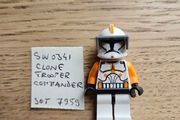 lego sw0341 clone trooper commander cody, set 7959