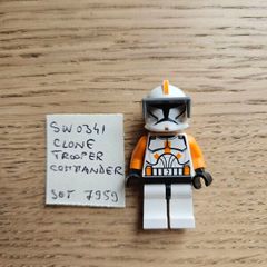 lego sw0341 clone trooper commander cody, set 7959