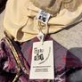 Vintage Style Velvet Mini Dress Purple Floral Y2K M 38 10 Image 2