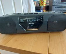 Sony Radio Cassette-corder, Model CFS-201L, wear and tear for its age, Radio works, tapes dont play