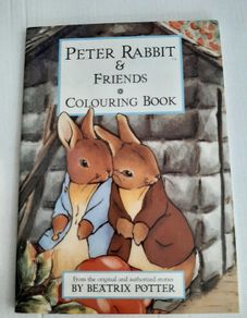 New peter rabbit story and colouring book