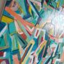 Original abstract painting Geometric painting Image 7