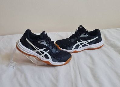 asics upcourt 5 Size 4.5 eu 38 black leather in excellent condition