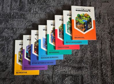 Minecraft Guide Book Set  8 Books can post!