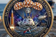 Artemis II Crewed Lunar Mission Splashdown Commemorative Coin