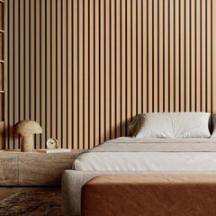 Light Oak Wall Panels Acoustic 4pcs (30.6Sq FT)