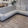 Real leather L shaped sofa from karl's furniture (vigore) Image 6
