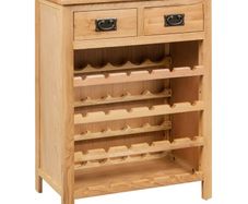 Wine Cabinet 72x32x90 cm Solid Oak Wood
