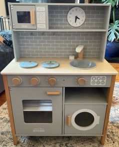 Little town grey wooden kitchen
