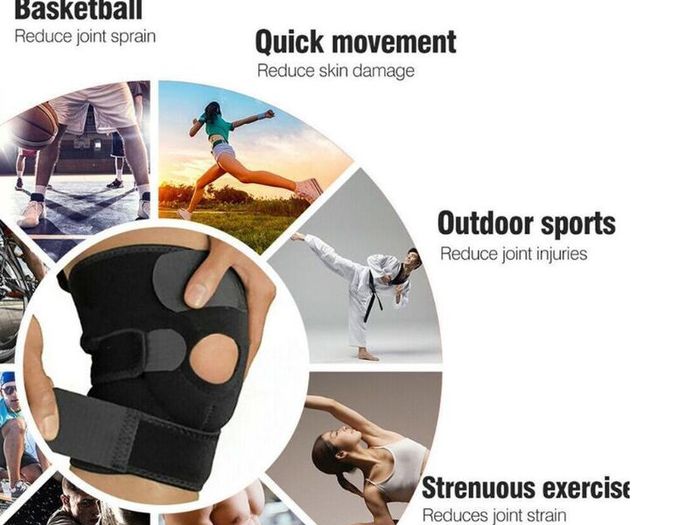 Adjustable Knee Support Braces Pair 2pcs | Lightweight & Breathable | New