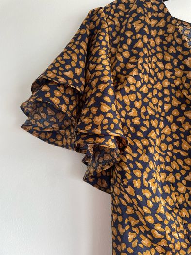 QED navy & gold dress size 16 - New with tags