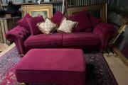 Large pick sofa