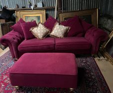 Large pick sofa