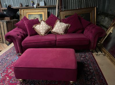 Large pick sofa