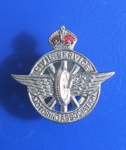 Civil Service Motoring Association (CSMA) - membership enamel badge (c.1930's)