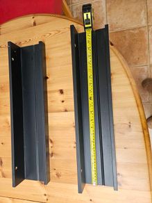 Black picture /display Shelves.